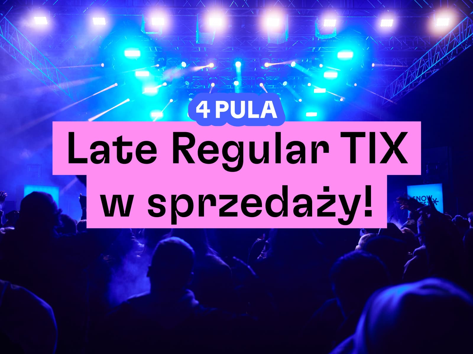 Karnety z puli Late Regular w sprzedaży