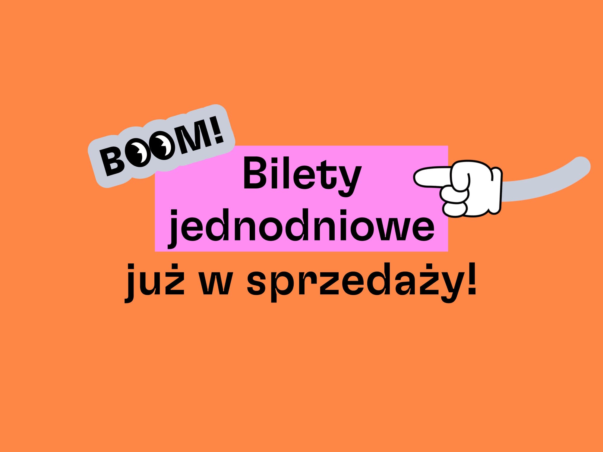 Bilety jednodniowe w sprzedaży